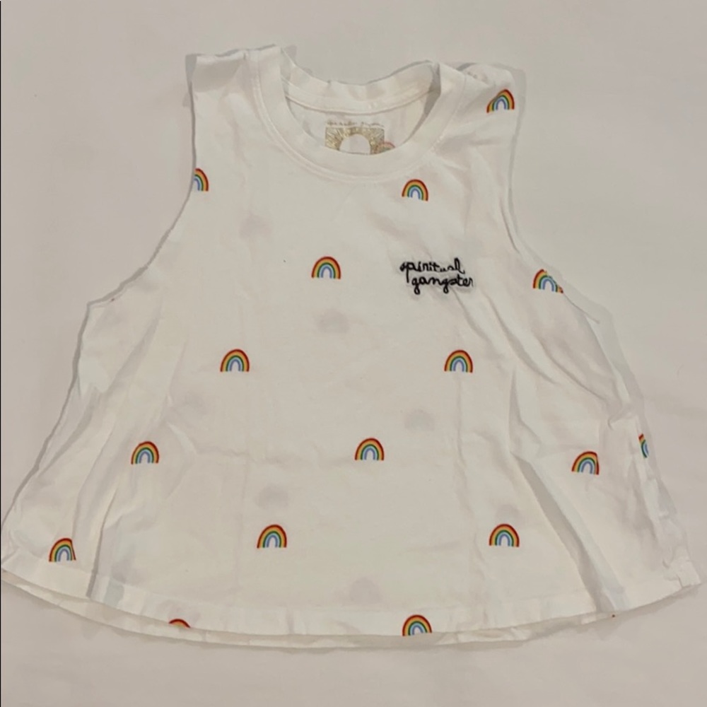 Spiritual gangster crop tank